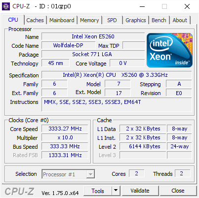 screenshot of CPU-Z validation for Dump [01qzp0] - Submitted by  ÃËÈÍÆÅÍÅÐ-HP  - 2016-02-02 17:57:56