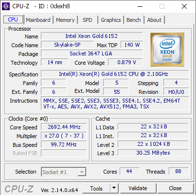 screenshot of CPU-Z validation for Dump [0dexh8] - Submitted by  HATEM  - 2025-03-13 13:08:09