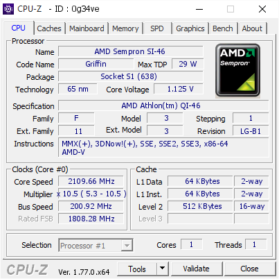 screenshot of CPU-Z validation for Dump [0g34ve] - Submitted by  DESKTOP-I82GSMM  - 2016-11-02 15:08:20