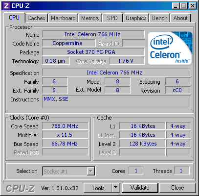 screenshot of CPU-Z validation for Dump [102z11] - Submitted by  TheRealZago  - 2020-02-24 12:01:05