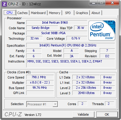 screenshot of CPU-Z validation for Dump [12wkcz] - Submitted by  USER  - 2015-03-28 22:03:39