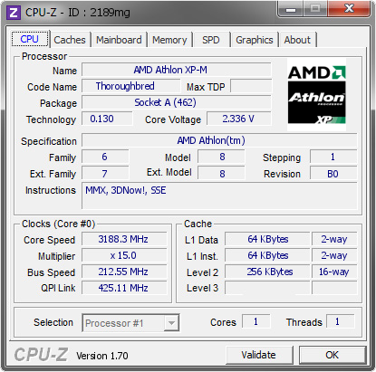 screenshot of CPU-Z validation for Dump [2189mg] - Submitted by  I.nfraR.ed  - 2014-09-23 06:09:59