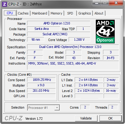 screenshot of CPU-Z validation for Dump [2ehhyx] - Submitted by  TOMEK-KOMPUTER  - 2015-08-23 12:33:52