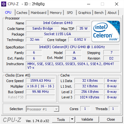 screenshot of CPU-Z validation for Dump [2h8g8g] - Submitted by  MARCOSJUNIOR-PC  - 2015-12-30 14:15:05