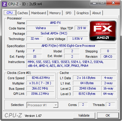 screenshot of CPU-Z validation for Dump [2u5kw4] - Submitted by  NoMS  - 2013-11-02 20:11:29