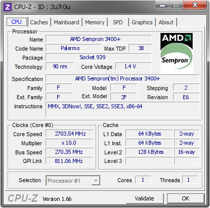 screenshot of CPU-Z validation for Dump [2u7r0u] - Submitted by  TOUGHACTON  - 2013-08-24 21:08:35