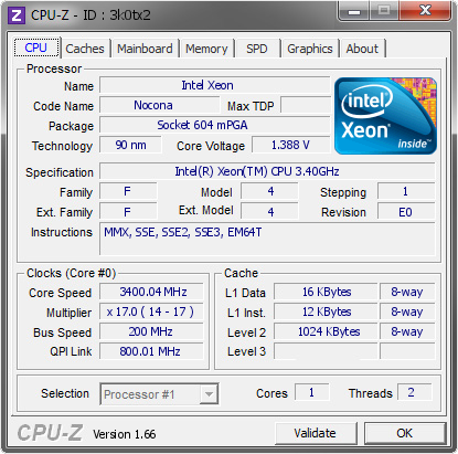 screenshot of CPU-Z validation for Dump [3k0tx2] - Submitted by  ZAIDCOMPUTERS  - 2013-08-31 22:08:26