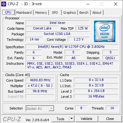 screenshot of CPU-Z validation for Dump [3rvxni] - Submitted by  DESKTOP-LTIMDDH  - 2024-06-25 17:06:00