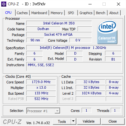 screenshot of CPU-Z validation for Dump [3w5hdv] - Submitted by  HOME-EC23284441  - 2016-01-21 11:34:47