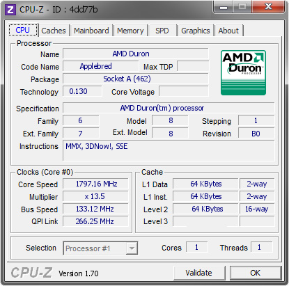 screenshot of CPU-Z validation for Dump [4dd77b] - Submitted by  SOCKEL-81DDC527  - 2014-09-17 15:09:56