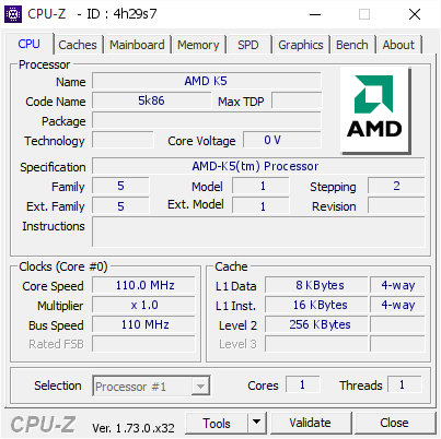 screenshot of CPU-Z validation for Dump [4h29s7] - Submitted by  michaelnm  - 2015-10-28 12:01:36