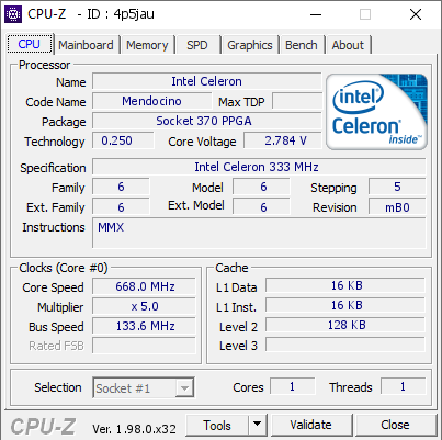 screenshot of CPU-Z validation for Dump [4p5jau] - Submitted by  obijuan83  - 2024-09-25 23:56:46