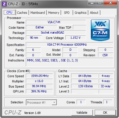 screenshot of CPU-Z validation for Dump [5f9i4x] - Submitted by  BRUNAPC  - 2014-06-07 00:06:41