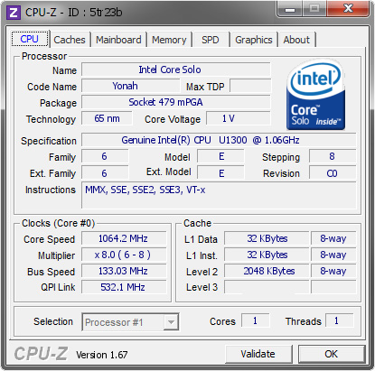 screenshot of CPU-Z validation for Dump [5tr23b] - Submitted by  PCOS-07311310  - 2014-08-03 07:08:46