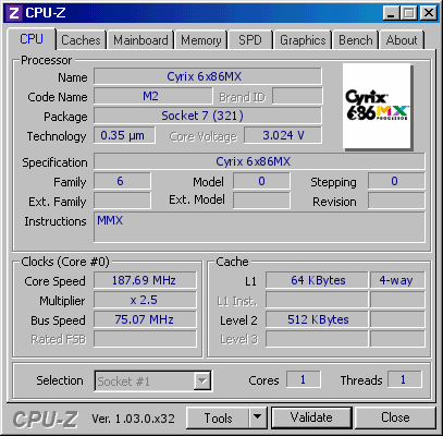 screenshot of CPU-Z validation for Dump [62dqyu] - Submitted by  Xhoba  - 2023-03-20 21:22:35