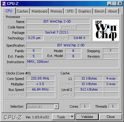 screenshot of CPU-Z validation for Dump [67npvg] - Submitted by  Xhoba  - 2023-03-26 19:25:22