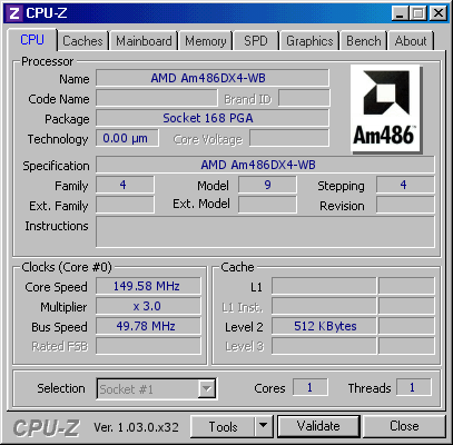 screenshot of CPU-Z validation for Dump [68y2sp] - Submitted by  Obijuan83  - 2022-10-31 09:29:47
