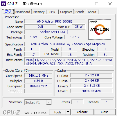 screenshot of CPU-Z validation for Dump [6hwurh] - Submitted by  F2-PC  - 2025-02-13 16:44:32