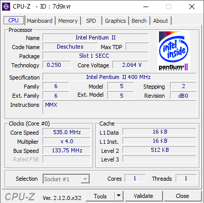 screenshot of CPU-Z validation for Dump [7d9xvr] - Submitted by  Stelo.xyz  - 2024-11-30 13:18:14