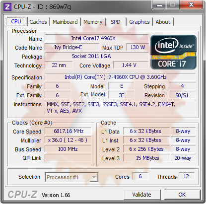 screenshot of CPU-Z validation for Dump [869w7q] - Submitted by  ALEMSALLEH-PC  - 2014-03-21 00:03:27