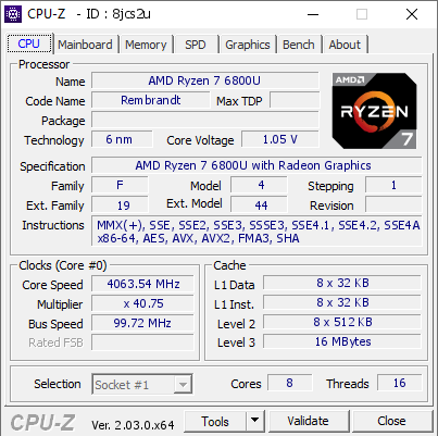 screenshot of CPU-Z validation for Dump [8jcs2u] - Submitted by  DESKTOP-EGHLK11  - 2022-11-28 10:01:36