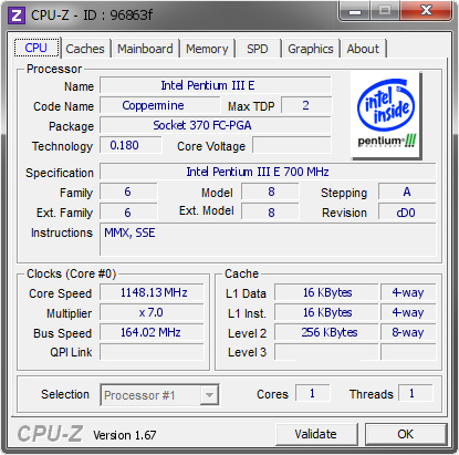 screenshot of CPU-Z validation for Dump [96863f] - Submitted by  H_Rush  - 2013-12-22 14:12:30