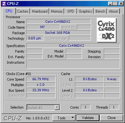 screenshot of CPU-Z validation for Dump [9kg3hk] - Submitted by  Obijuan83  - 2022-10-15 11:50:20