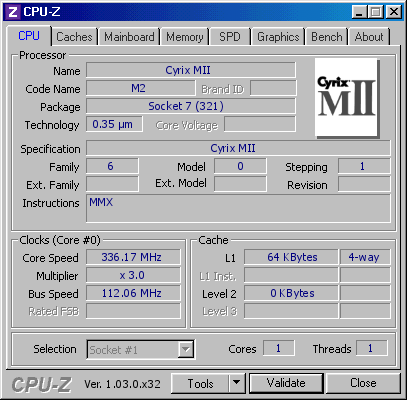 screenshot of CPU-Z validation for Dump [9kpegx] - Submitted by  timw4mail  - 2022-03-02 20:55:00