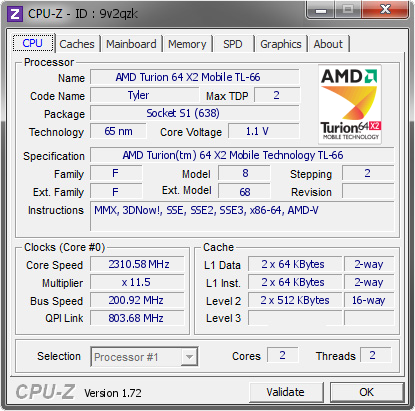 screenshot of CPU-Z validation for Dump [9v2qzk] - Submitted by  KATBOBKAT-PC  - 2015-05-20 06:05:24