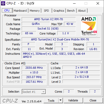 screenshot of CPU-Z validation for Dump [9yji5r] - Submitted by  WIN-SUKTUN99M7B  - 2025-06-21 06:09:56
