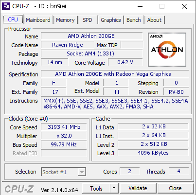 screenshot of CPU-Z validation for Dump [bn9iei] - Submitted by  LEANMY  - 2025-03-22 02:08:56