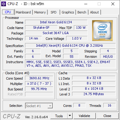 screenshot of CPU-Z validation for Dump [bskw5m] - Submitted by  STED  - 2025-10-22 11:42:45