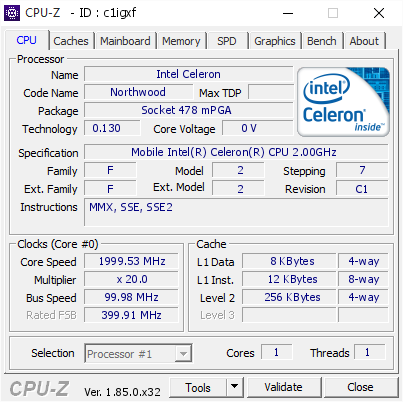 screenshot of CPU-Z validation for Dump [c1igxf] - Submitted by  KEVINM-PC  - 2018-05-04 22:34:32