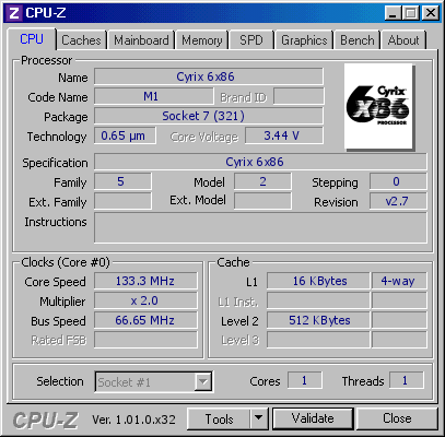 screenshot of CPU-Z validation for Dump [cjfwu5] - Submitted by  DaniëlOosterhuis  - 2020-05-13 20:27:01