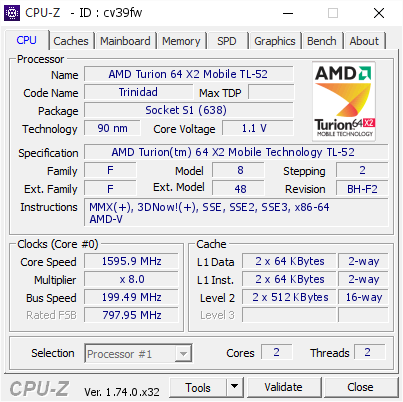 screenshot of CPU-Z validation for Dump [cv39fw] - Submitted by  IGOR-ÏÊ  - 2015-12-01 05:51:03