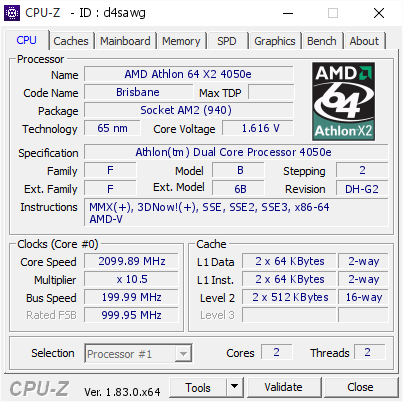 screenshot of CPU-Z validation for Dump [d4sawg] - Submitted by  LIONEL  - 2018-02-24 13:39:32