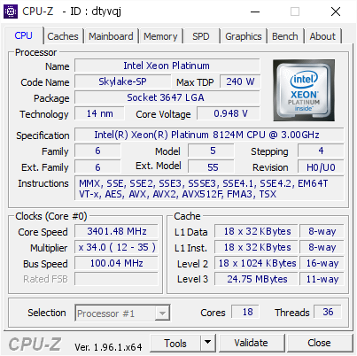 screenshot of CPU-Z validation for Dump [dtyvqj] - Submitted by  DESKTOP-B83UHOG  - 2021-06-10 15:49:20