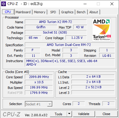 screenshot of CPU-Z validation for Dump [ed12kg] - Submitted by  JOLU  - 2022-03-15 12:11:49