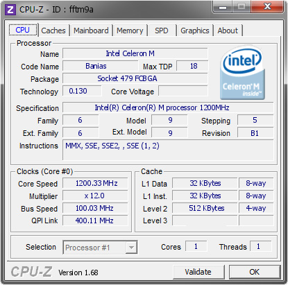 screenshot of CPU-Z validation for Dump [fftm9a] - Submitted by  UFCRSWV1UKYBOZ2  - 2014-01-19 01:01:46