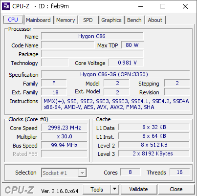 screenshot of CPU-Z validation for Dump [fleb9m] - Submitted by  DESKTOP-IJDEK80  - 2025-12-25 11:58:36
