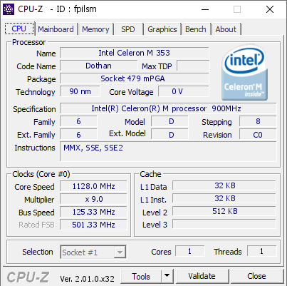 screenshot of CPU-Z validation for Dump [fpilsm] - Submitted by  PriFak  - 2022-08-27 08:49:10