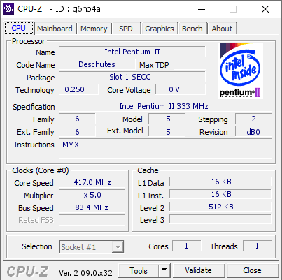 screenshot of CPU-Z validation for Dump [g6hp4a] - Submitted by  GTm  - 2024-04-14 14:00:09