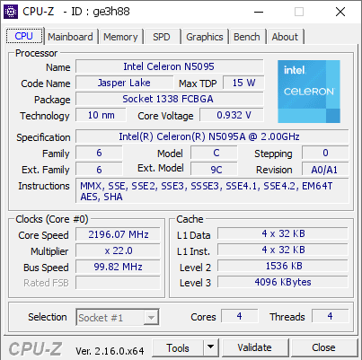 screenshot of CPU-Z validation for Dump [ge3h88] - Submitted by  PINKPARKERPUSSY  - 2025-08-13 10:08:58
