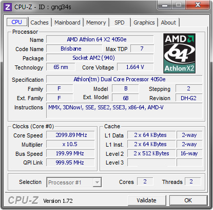 screenshot of CPU-Z validation for Dump [gng34s] - Submitted by  FRANK-PC  - 2015-03-08 06:03:39