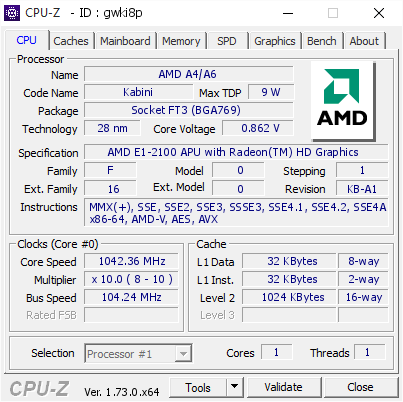 screenshot of CPU-Z validation for Dump [gwki8p] - Submitted by  ÈÐÈÍÀ-ÏÊ  - 2015-08-26 13:19:55