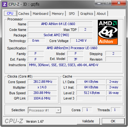 screenshot of CPU-Z validation for Dump [gzjfls] - Submitted by  MOHDIQBAL-PC  - 2013-11-18 13:11:38