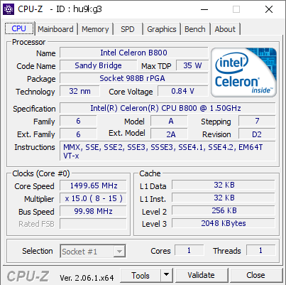 screenshot of CPU-Z validation for Dump [hu9kg3] - Submitted by  Dry_Ice777  - 2023-11-23 07:25:28