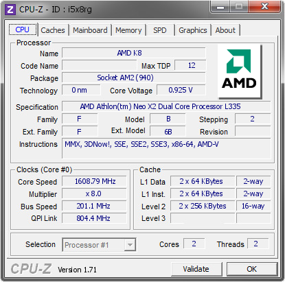 screenshot of CPU-Z validation for Dump [i5x8rg] - Submitted by  ÇÎß-ÏÊ  - 2014-11-10 16:11:24