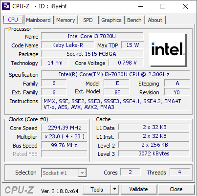 screenshot of CPU-Z validation for Dump [i8yeht] - Submitted by  DESKTOP-H9EBCDP  - 2026-02-09 02:09:42