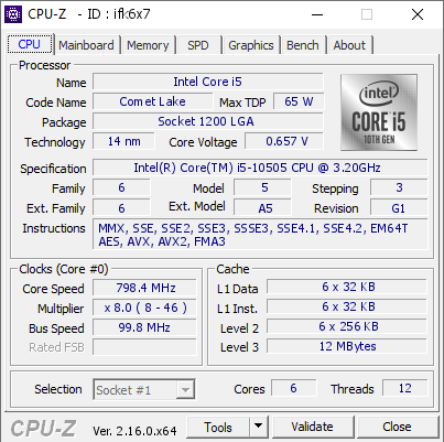 screenshot of CPU-Z validation for Dump [ifk6x7] - Submitted by  OLIVER  - 2025-09-23 08:59:29